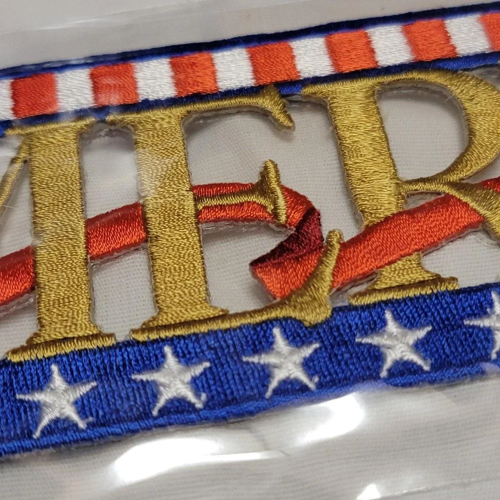 Sew‎ Whats America Embroidered Sticker 2x8 Patriotic 4th of July USA 250 Crafts